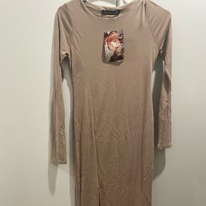 Naked wardrobe long sleeve dress